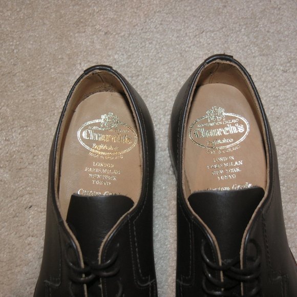 Churchs Barkson Brown Calf Leather Derbys 8 F NWB main image 7